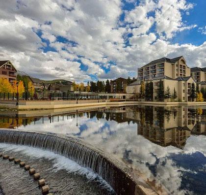 breckenridge's maggie pond is situated adjacent to the four seasons neighborhood